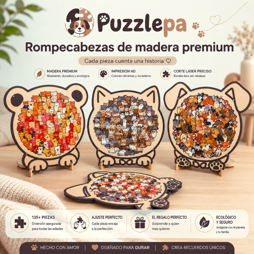 Rompecabezas de Madera Premium